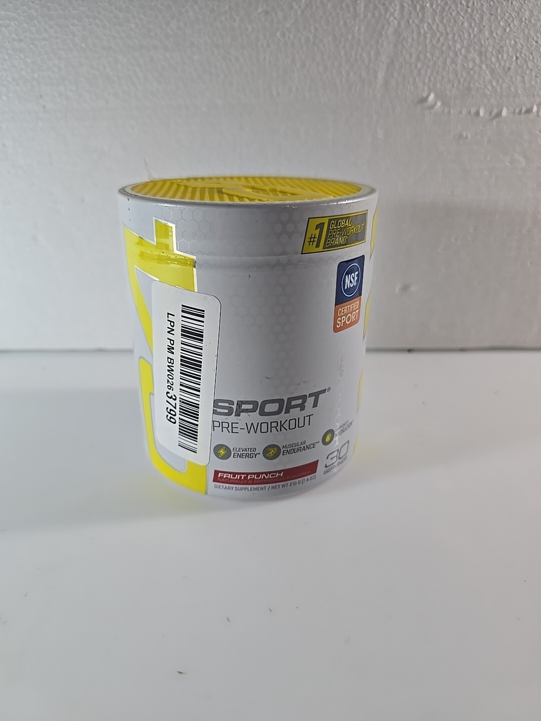 C4 Sport Pre-Workout Fruit Punch Flavor – 7.4oz Exp: 01/2026