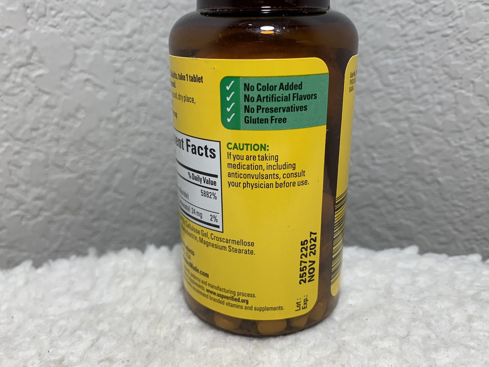 (2-Pack) Nature Made Vitamin B6 100mg Support Nervous System 100Ct Tablets