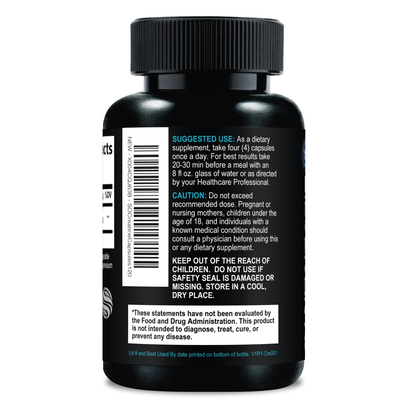 Creatine Monohydrate 3000mg Per Serving – 3X Strength Micronized Creatine Pow…