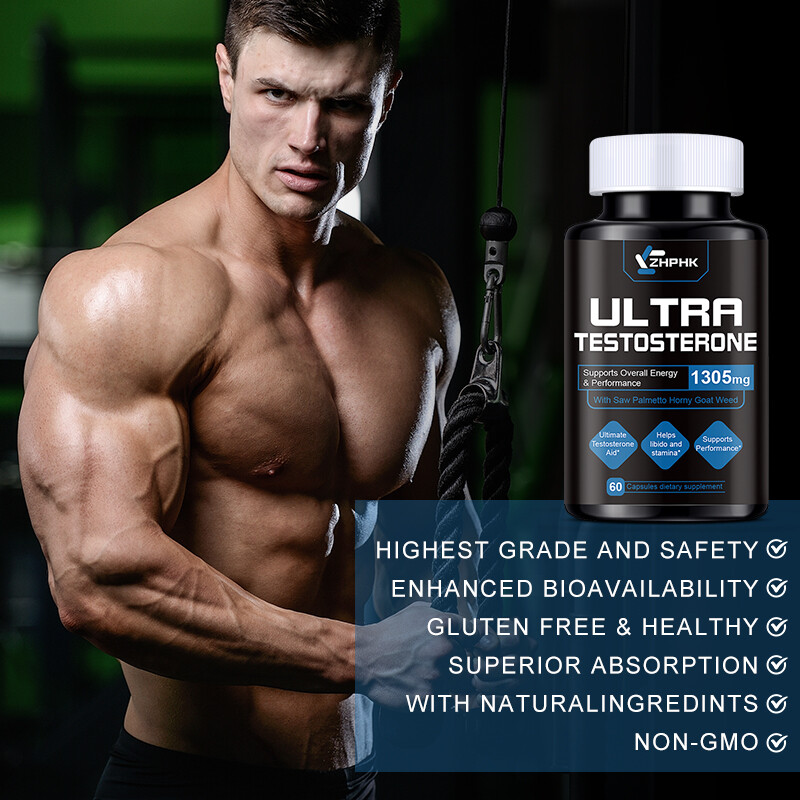Male Enhancement Capsules – Testosterone Booster – Energy, Libido, Endurance