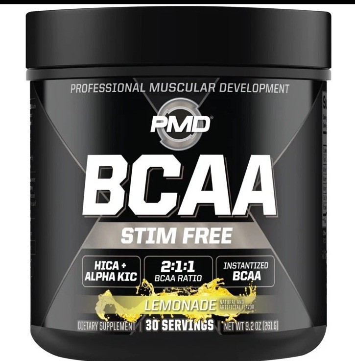 PMD BCAA Stim-Free Amino Acids for Performance & Recovery – Lemonade (30 Serve)