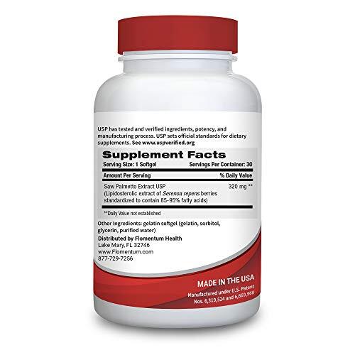 Flomentum® Saw Palmetto Oil Extract Prostate Supplement for Assorted Sizes