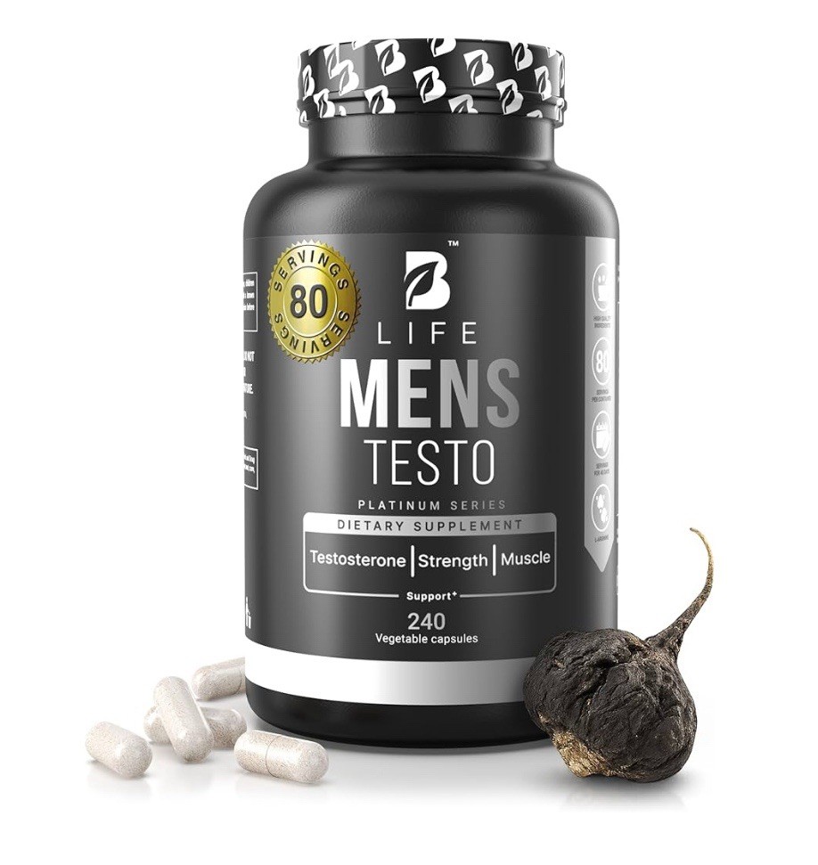 Testosterone Booster for Men, Male Enhancement Pills, Energy, Libido 240 Capsule