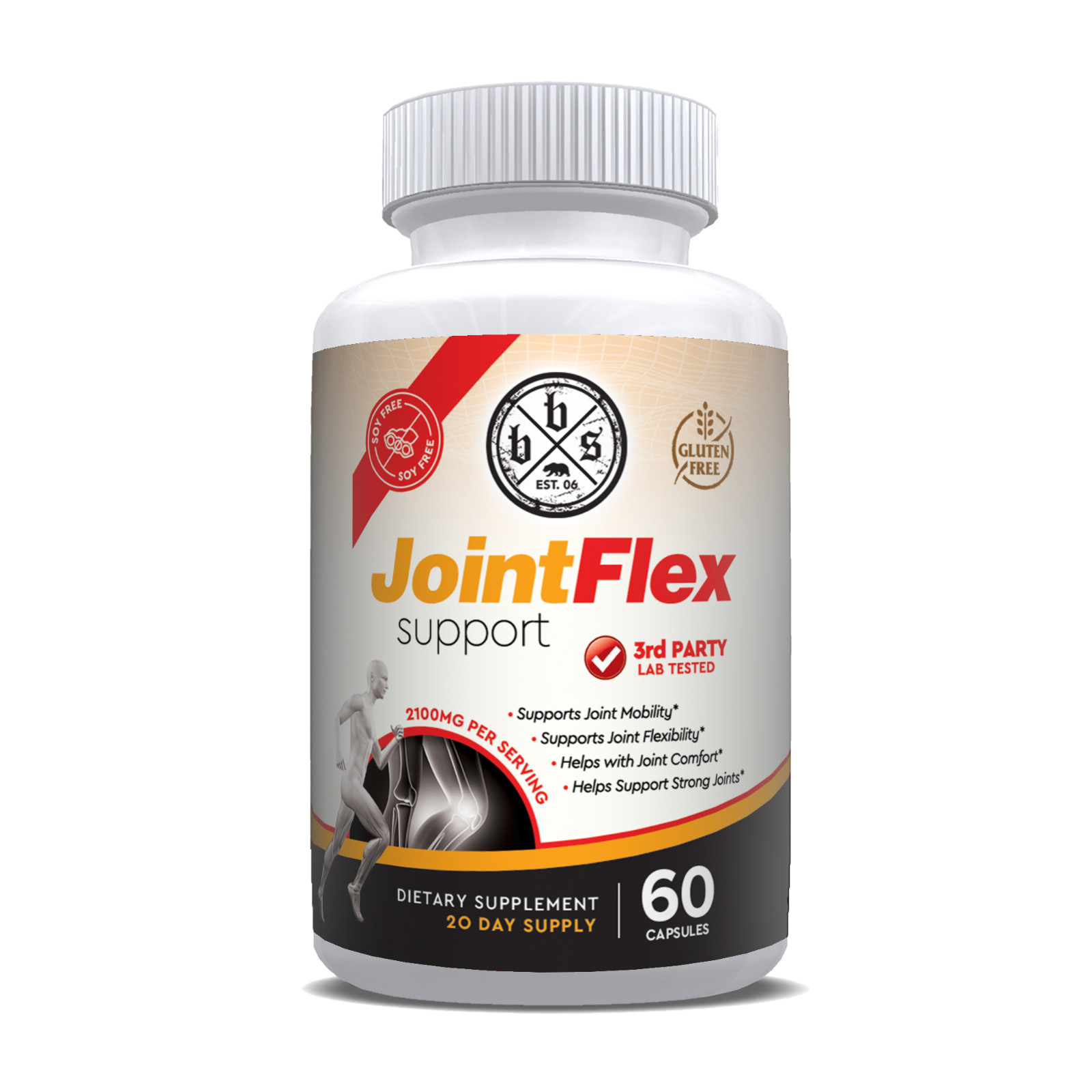 Joint Flex Support (2 Pack) – 120 Capsules – Glucosamine Supplement
