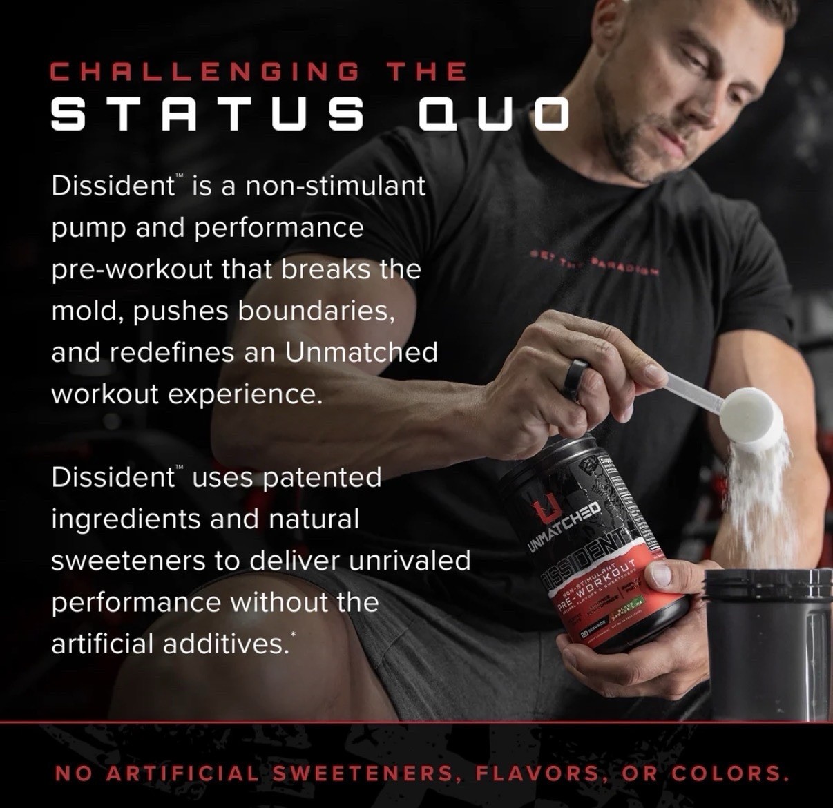 Unmatched Supps Dissident Strawberry Colada
