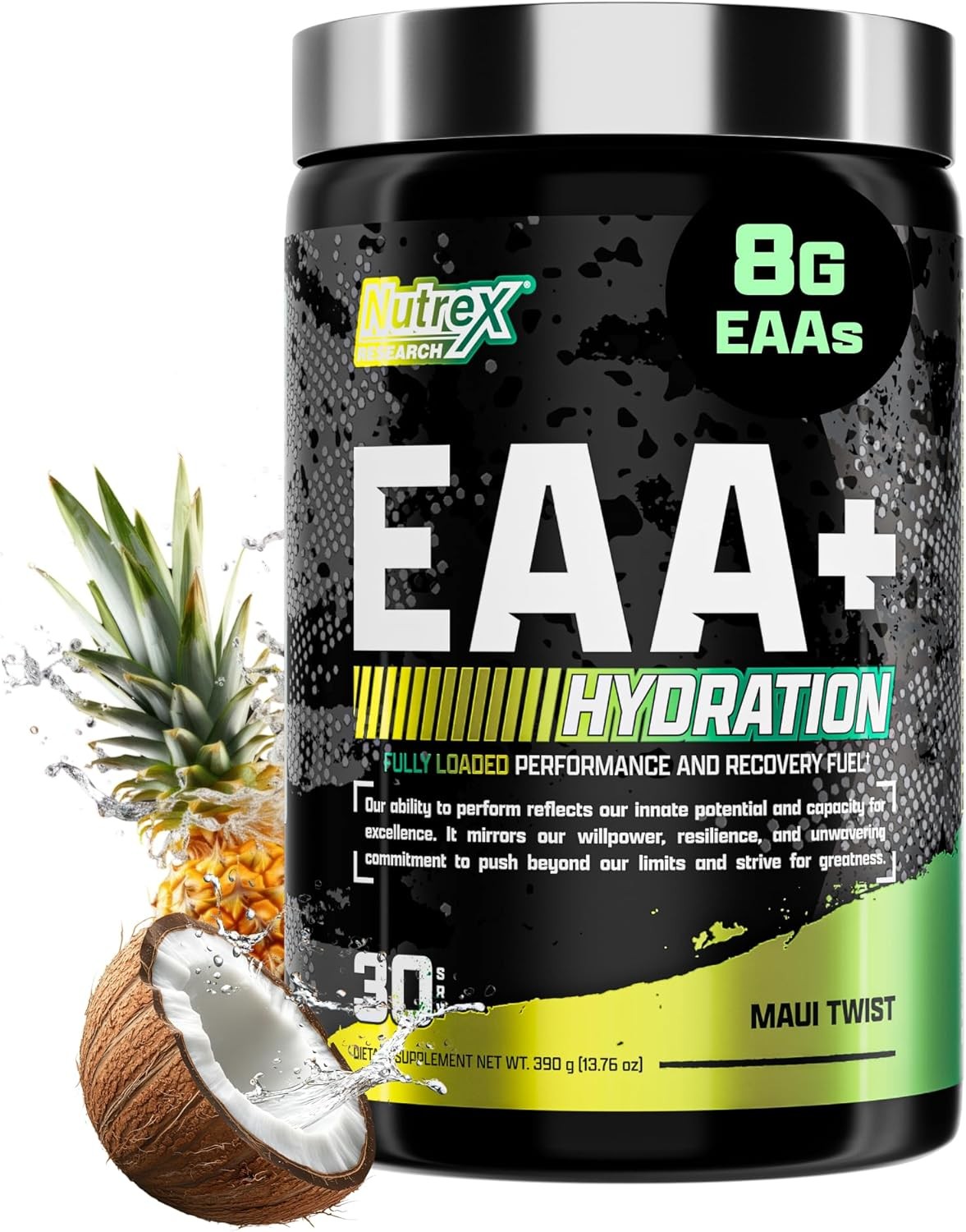 Nutrex EAA + Hydration BCAA Amino Acids Electrolytes Muscle Recovery Endurance