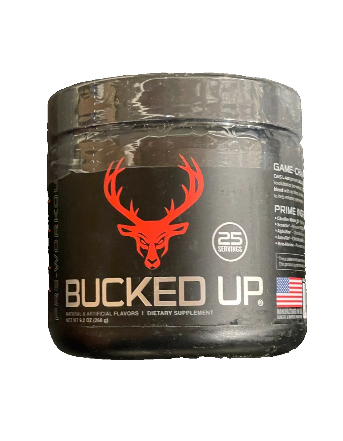 Bucked Up Pre-Workout BLOOD RAZ Exp 4/2027 20 Servings