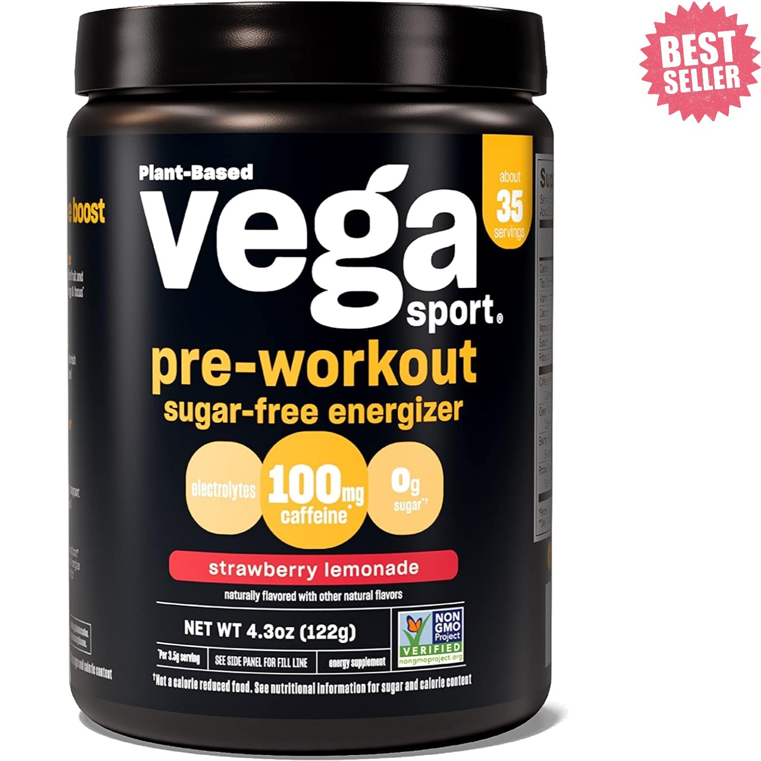 Sport Sugar Free Pre-Workout Energizer, Strawberry Lemonade – Pre Workout Pow…