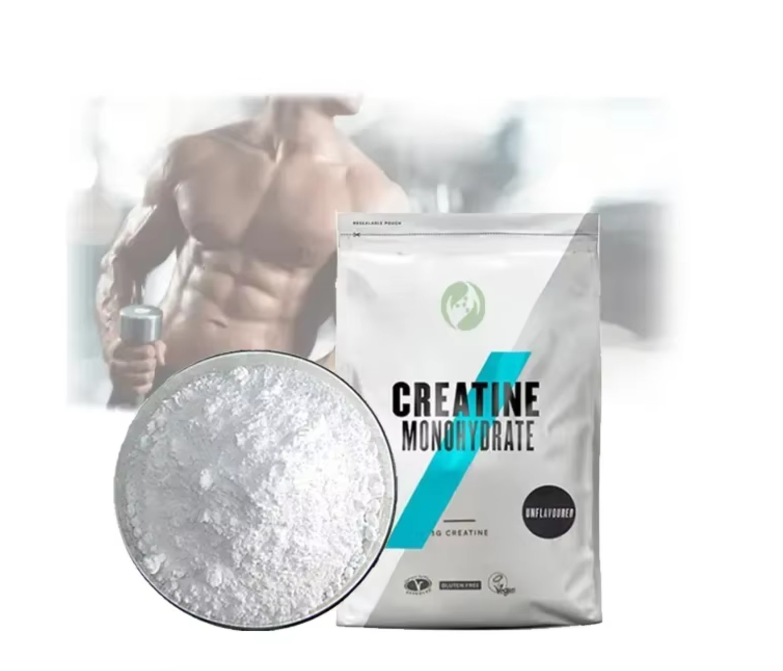 Vitanic Creatine Monohydrate 500 Gram – Pure Powder , Gluten-Free, Non-GMO