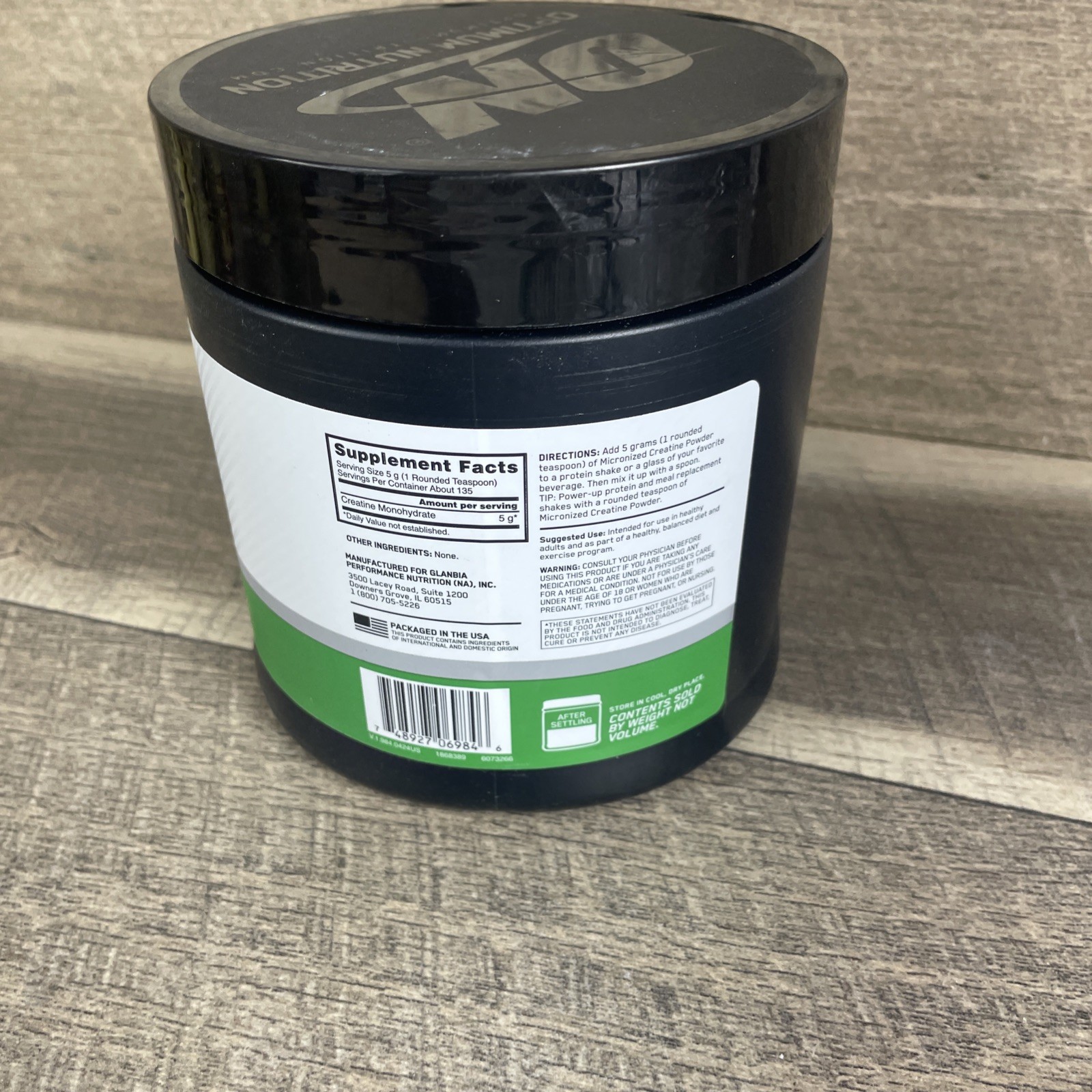 Optimum Nutrition, Micronized Creatine Unflavored, 1.49 lbs. Ex 10/26🔆lot Of 2
