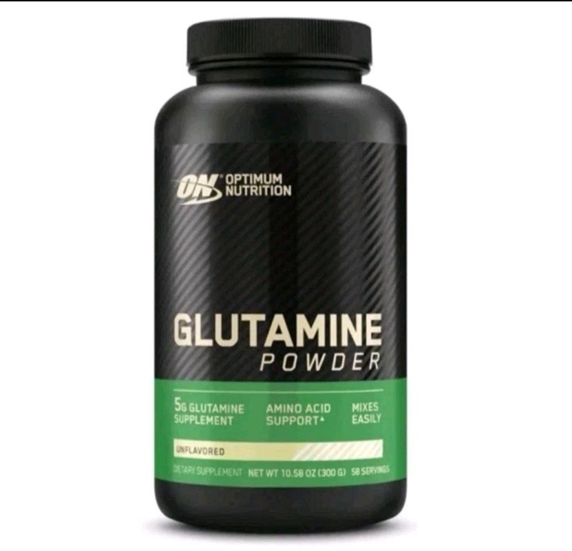 Optimum Nutrition Glutamine Powder Unflavored 10.58 oz 300 g Exp 05 12 2028