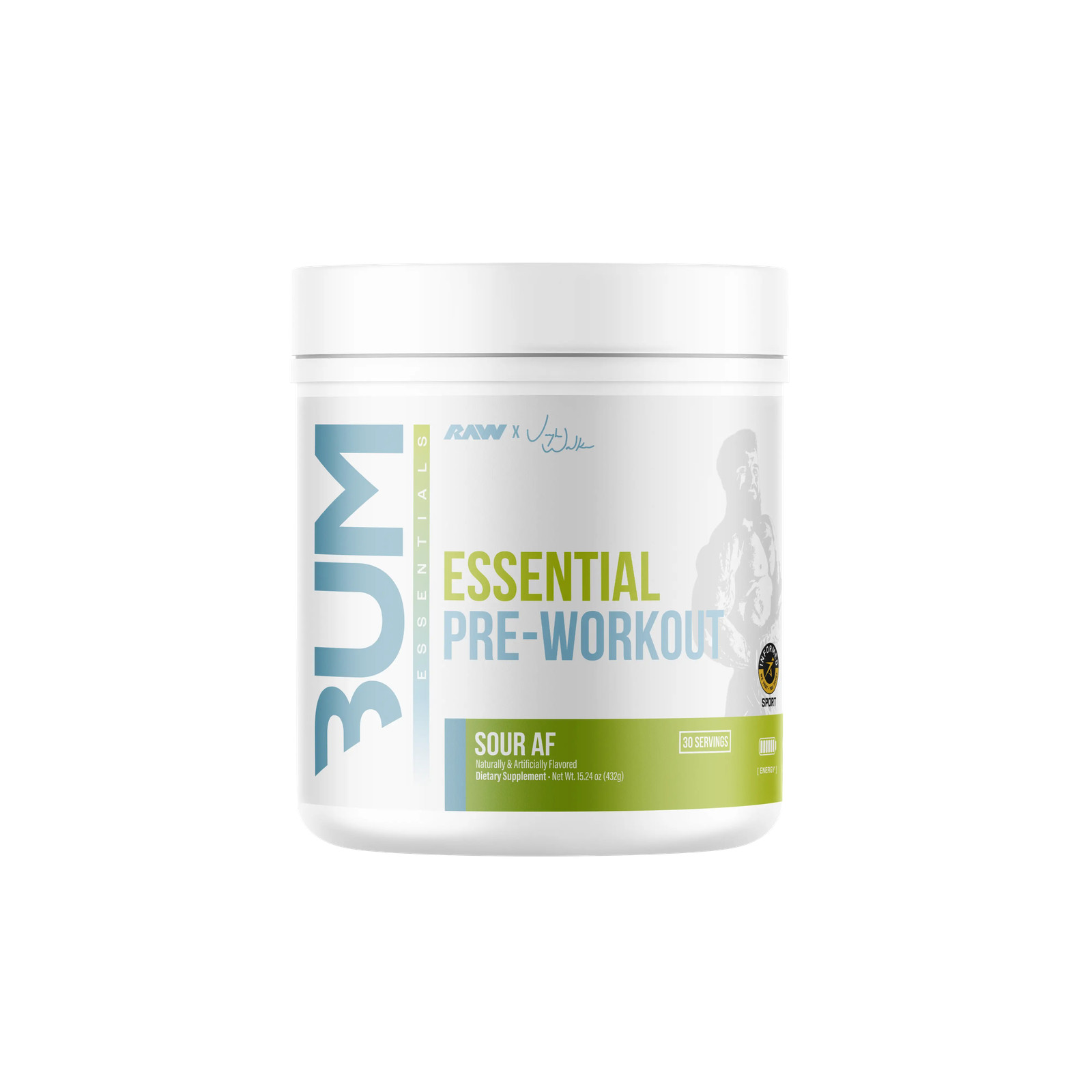 RAW Essential Pre Workout Powder – Energy, Focus & Pump – L-Citrulline, Beta Ala