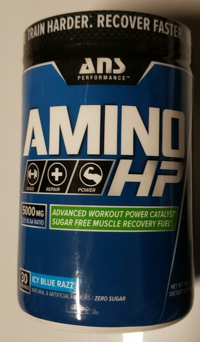ANS Performance – AMINO HP – Icy Blue Razz – 30 Servings – Exp 11/2024