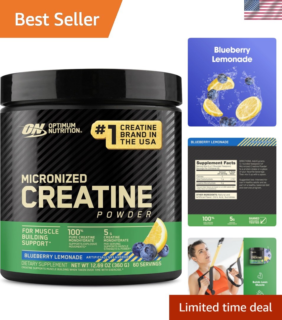 Osmotic Release Creatine Monohydrate – Enhance Strength & Endurance, 60 Servings