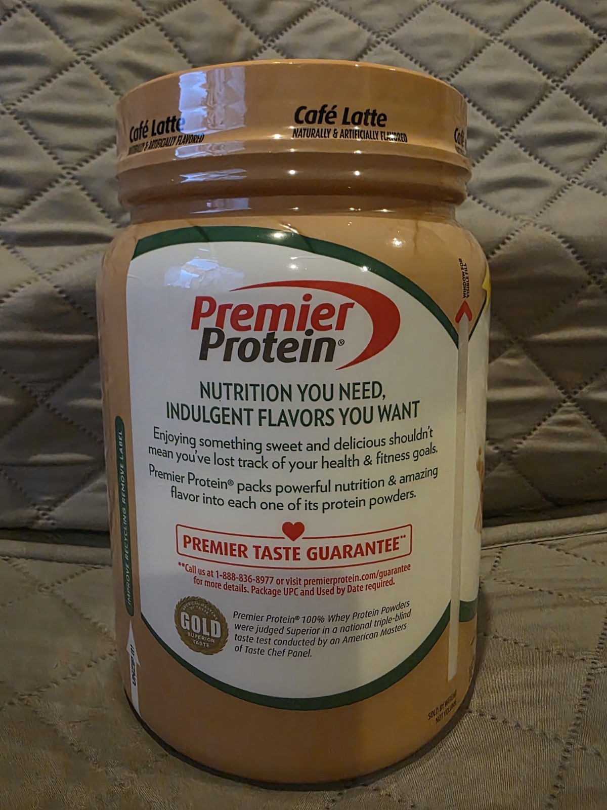 Premier Protein Powder, Café Latte, 30g Protein, No Added Sugar, 100 Whey Pro…