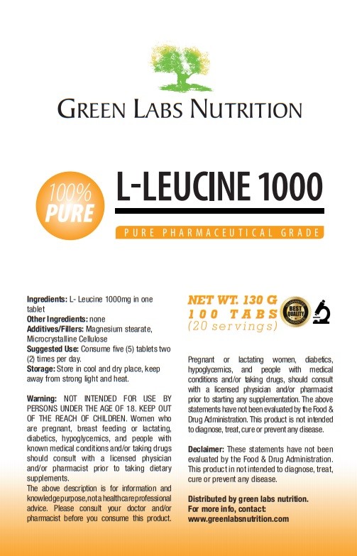 LEUCINE L-Leucine Tablets 1000mg PURE PHARMACEUTICAL QUALITY Amino Acids