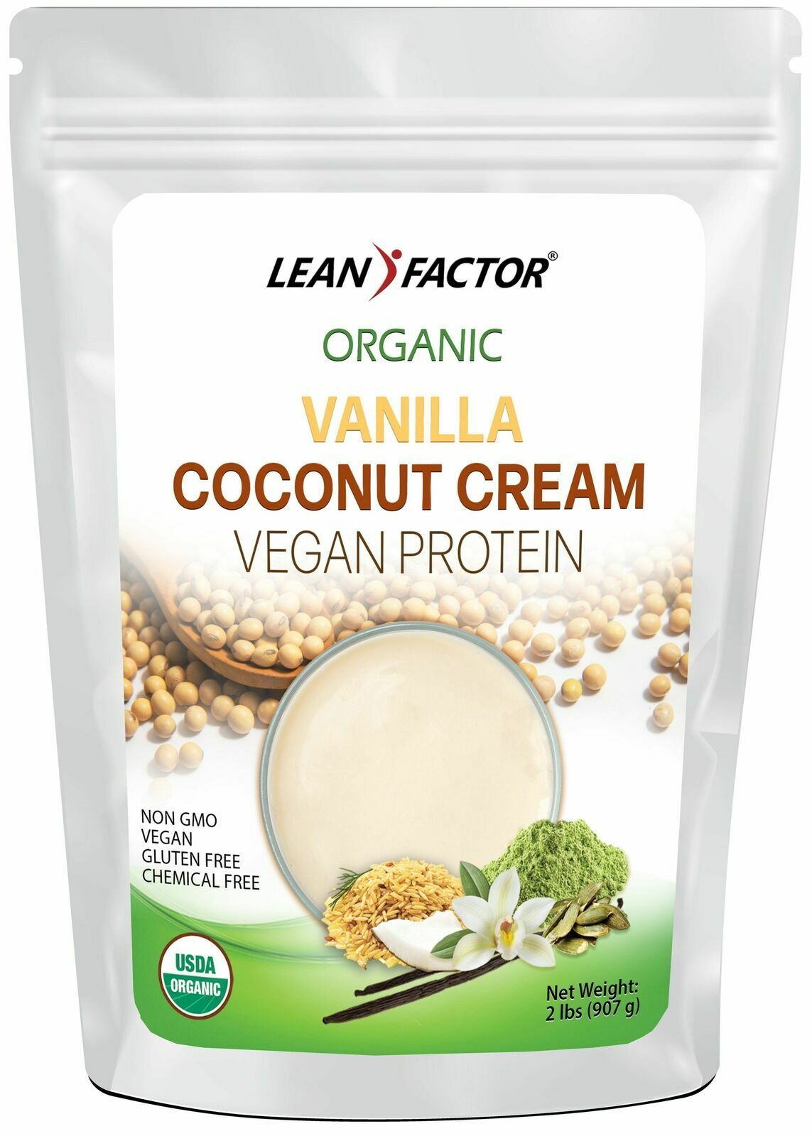 Vanilla Coconut Cream Vegan Protein Powder