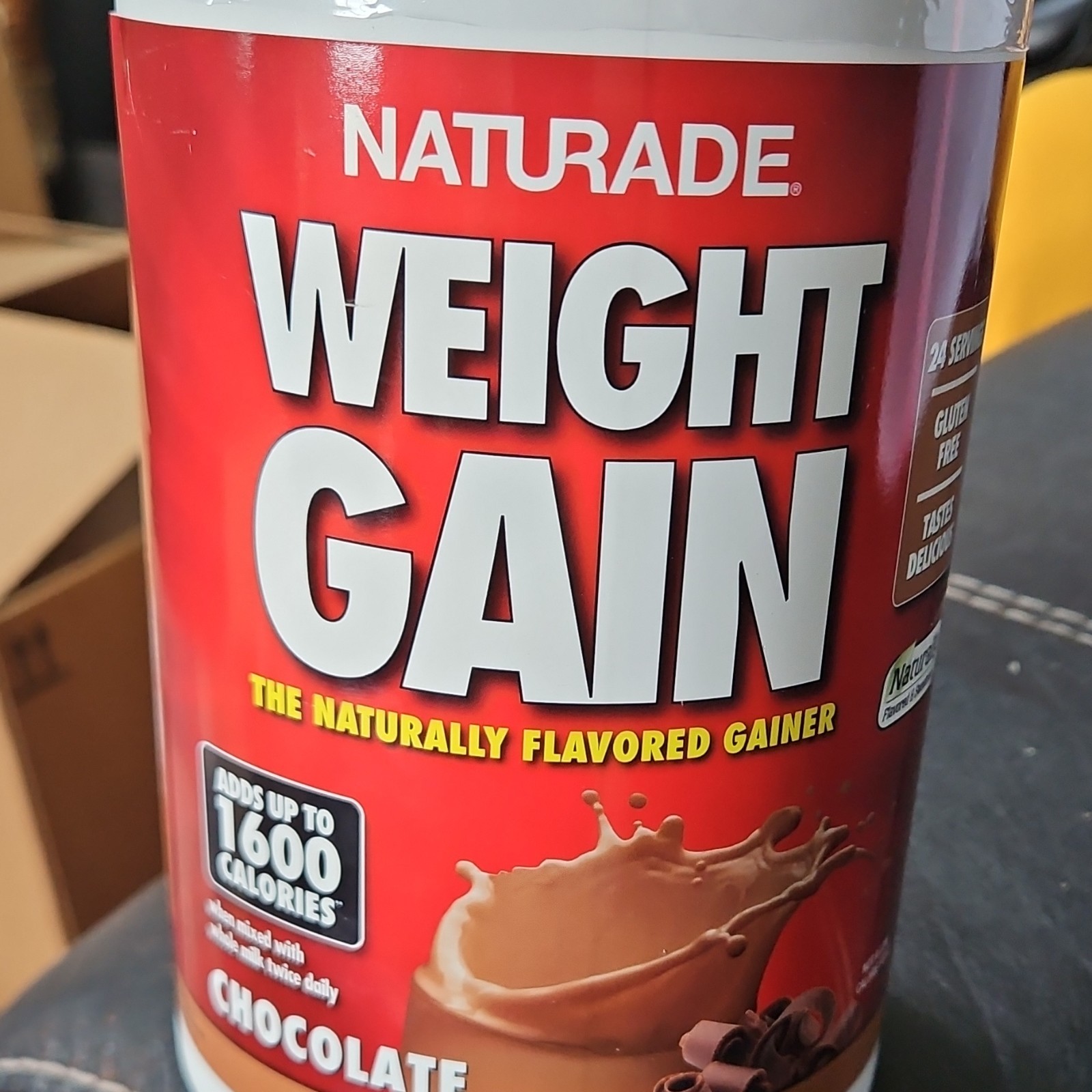 Naturade Weight Gainer Powder, Chocolate, Gluten Free, 40.6 oz
