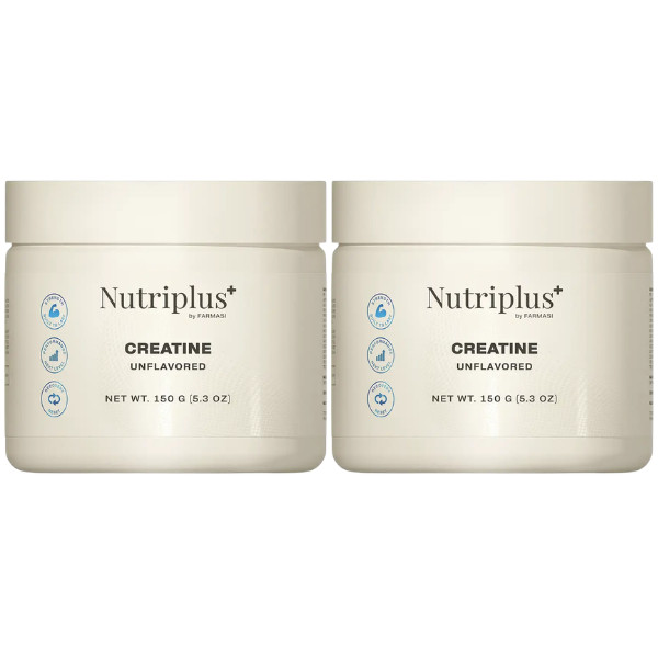 X2 FARMASI NUTRIPLUS CREATINE UNFLAVORED 153gr 5.4oz GENUINE NEW!! SAME DAY SHIP