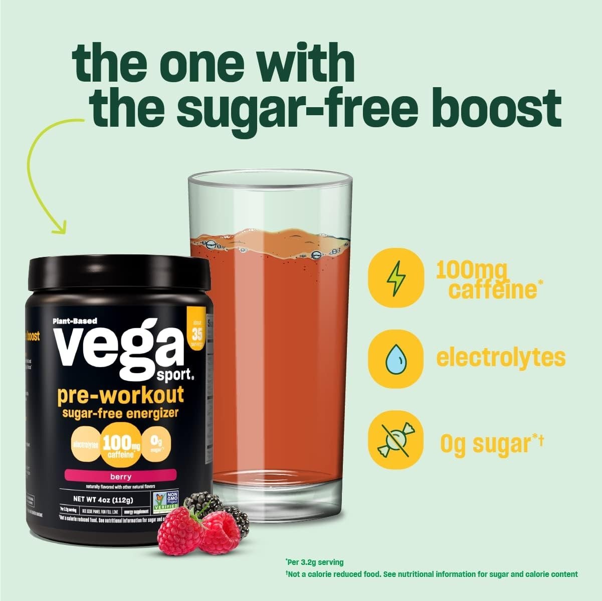 Sport Sugar Free Pre-Workout Energizer, Strawberry Lemonade – Pre Workout Pow…