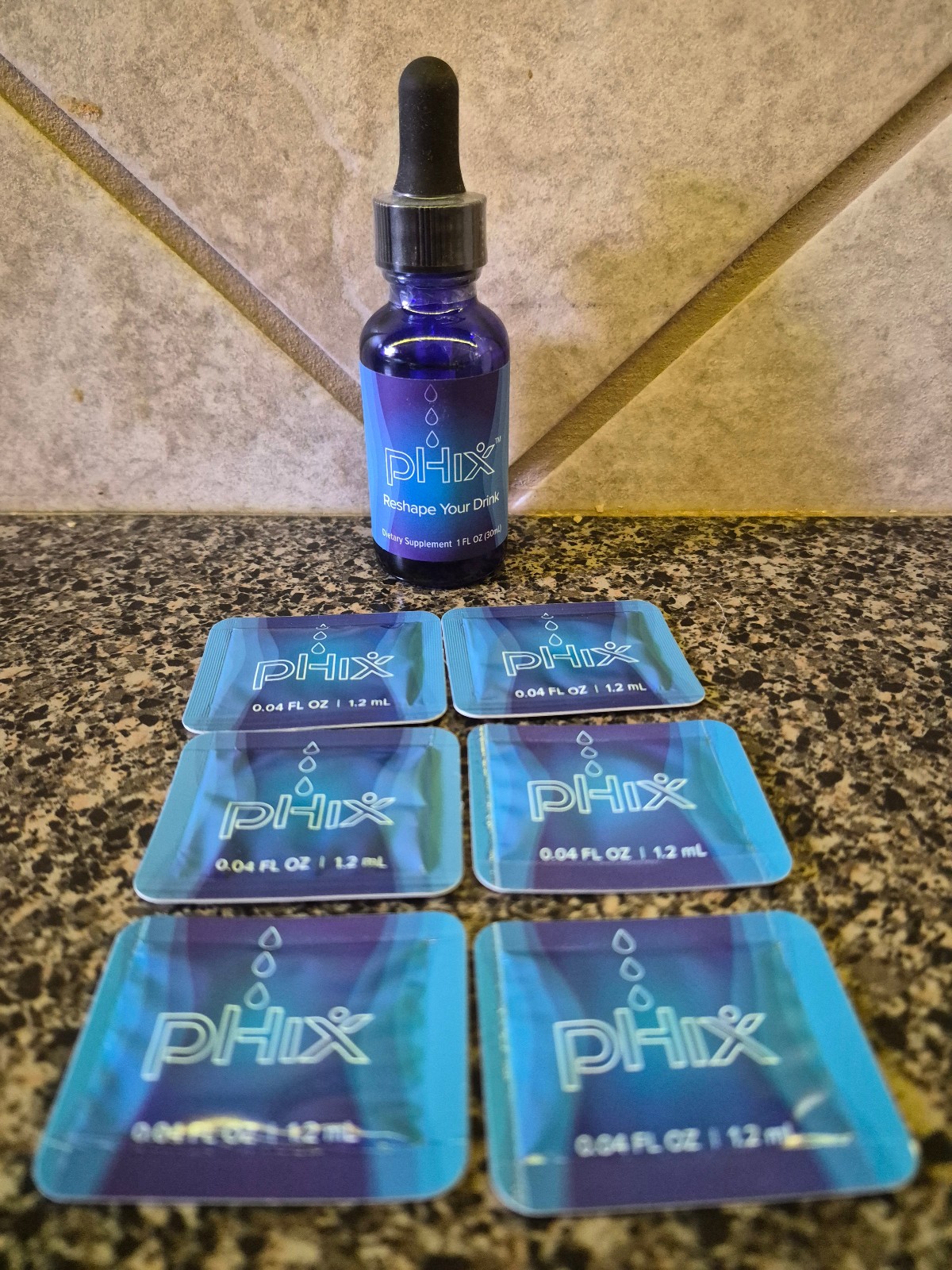 Marketplace Global pHix Drops 1oz/30 mL – New/Sealed! + 6 Packets