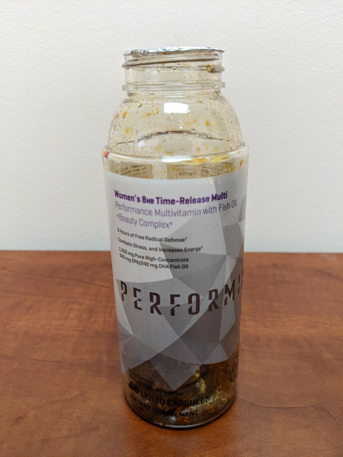 Performix Women’s 8 HR Time-Release Multi with Fish Oil **SOME BUSTED CAPS**