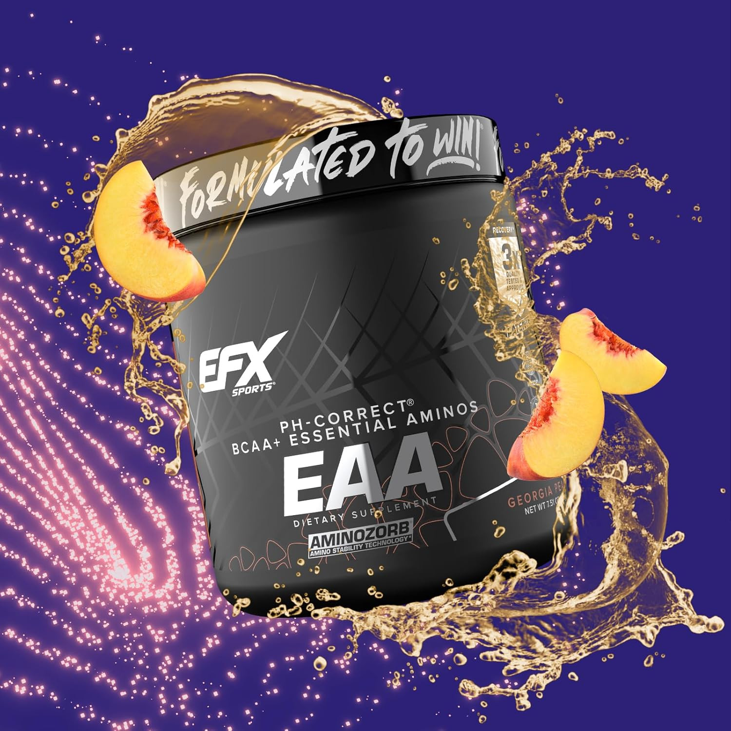 Essential Amino Acids EAA Supplement Georgia Peach 30 Servings