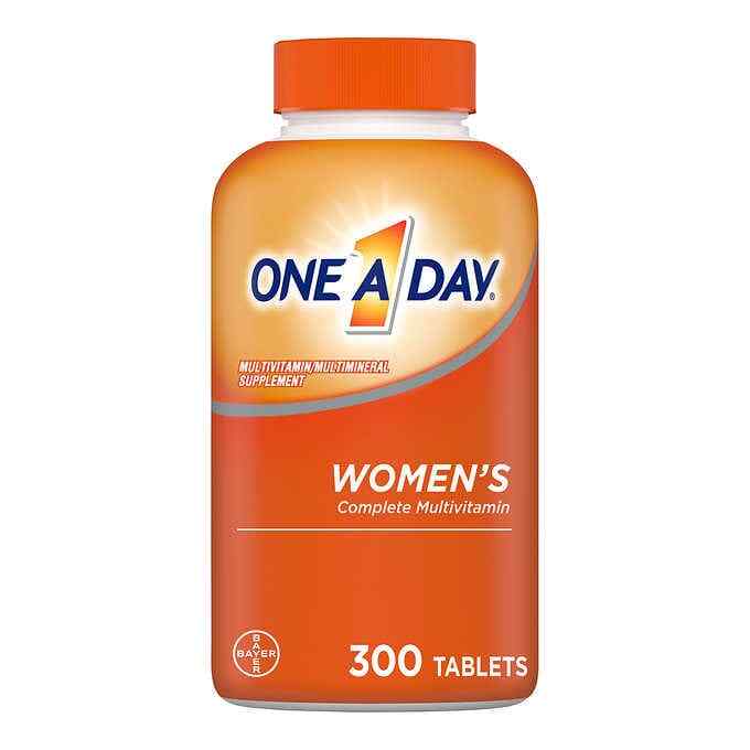 ONE A DAY WOMEN’S MULTIVITAMIN MULTIMINERAL SUPPLEMENT 300 TABLETS