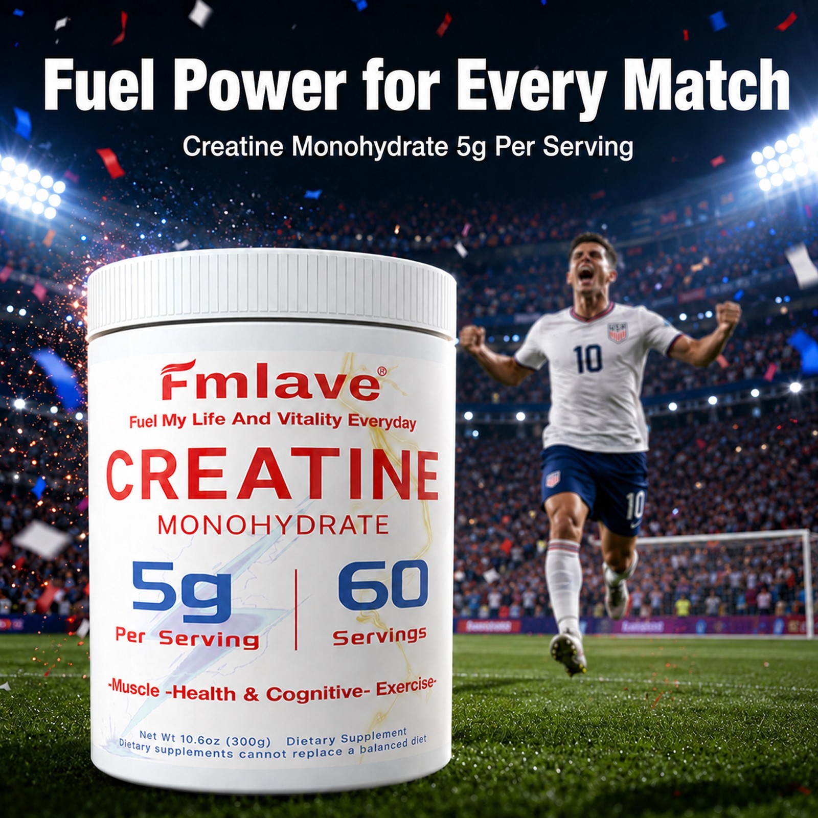 3 Pack Creatine Monohydrate Micronized Powder 900G – 180 Servings – Unflavored