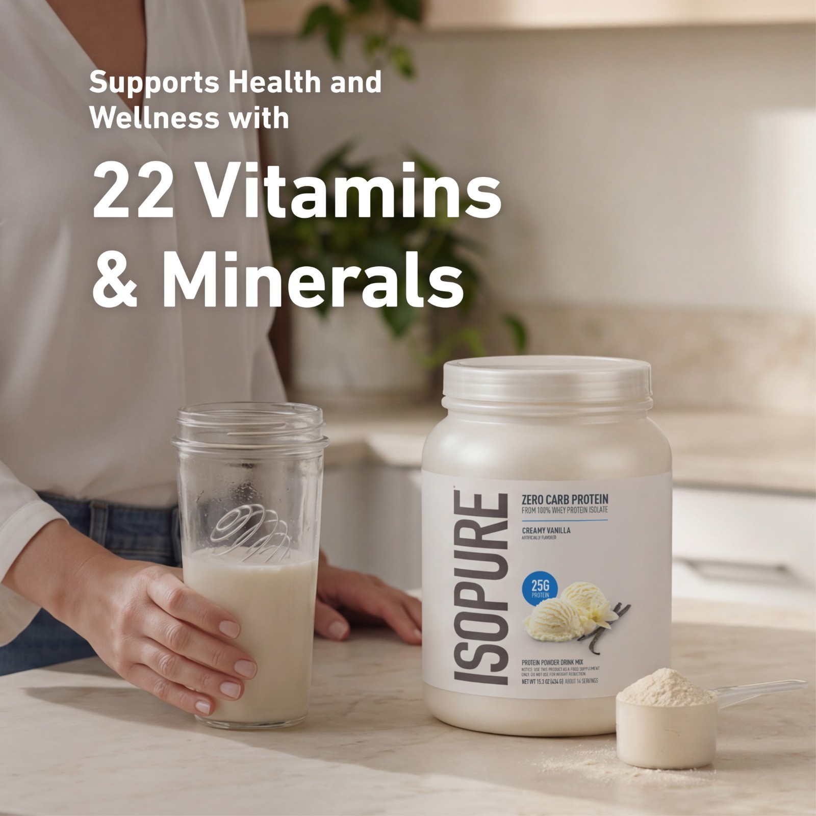 Isopure Zero Carb Whey Protein Vanilla 15 Servings FreeShip No Import Fee!!