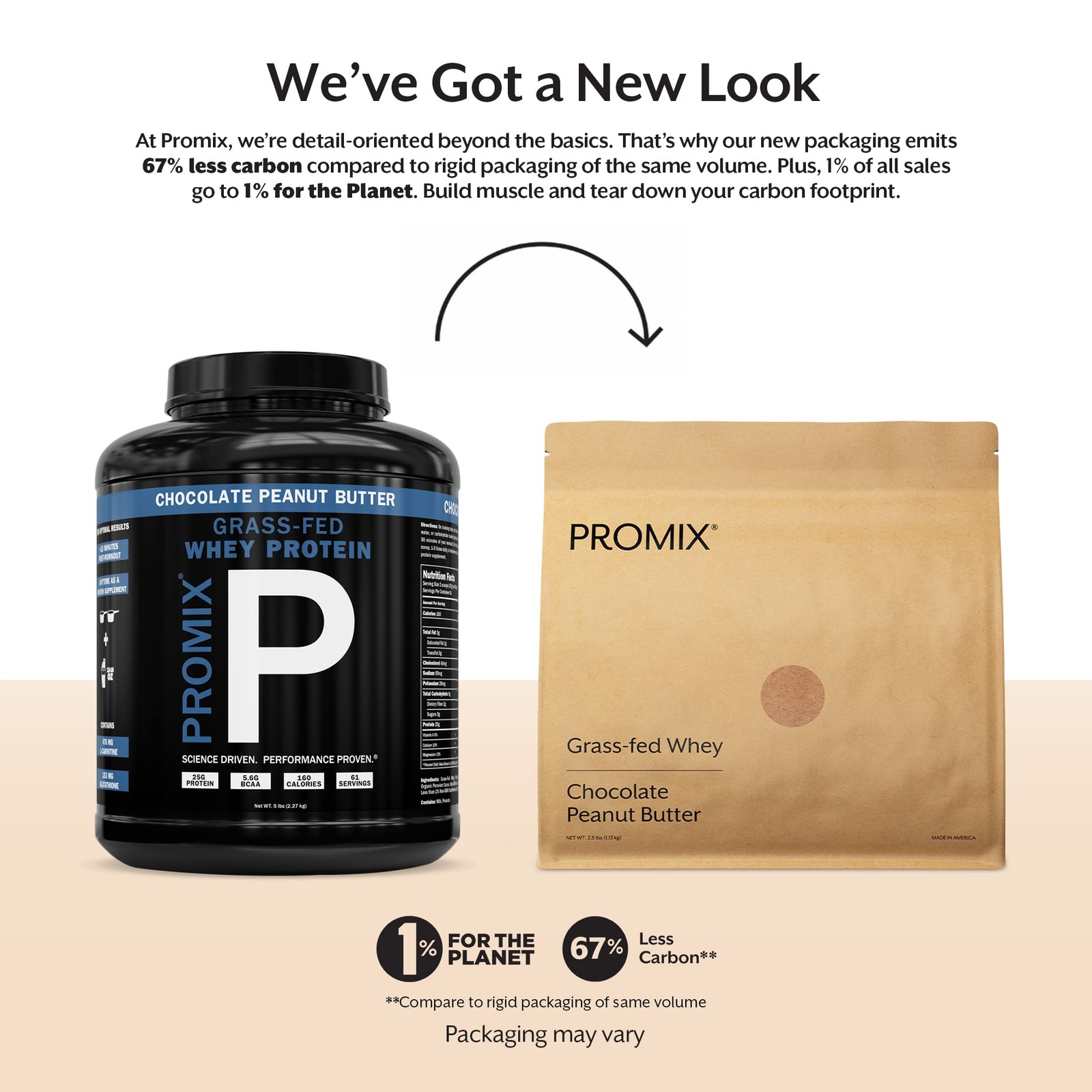 ProMix Nutrition Whey Protein Powder, Chocolate Peanut Butter GrassFed & 100…