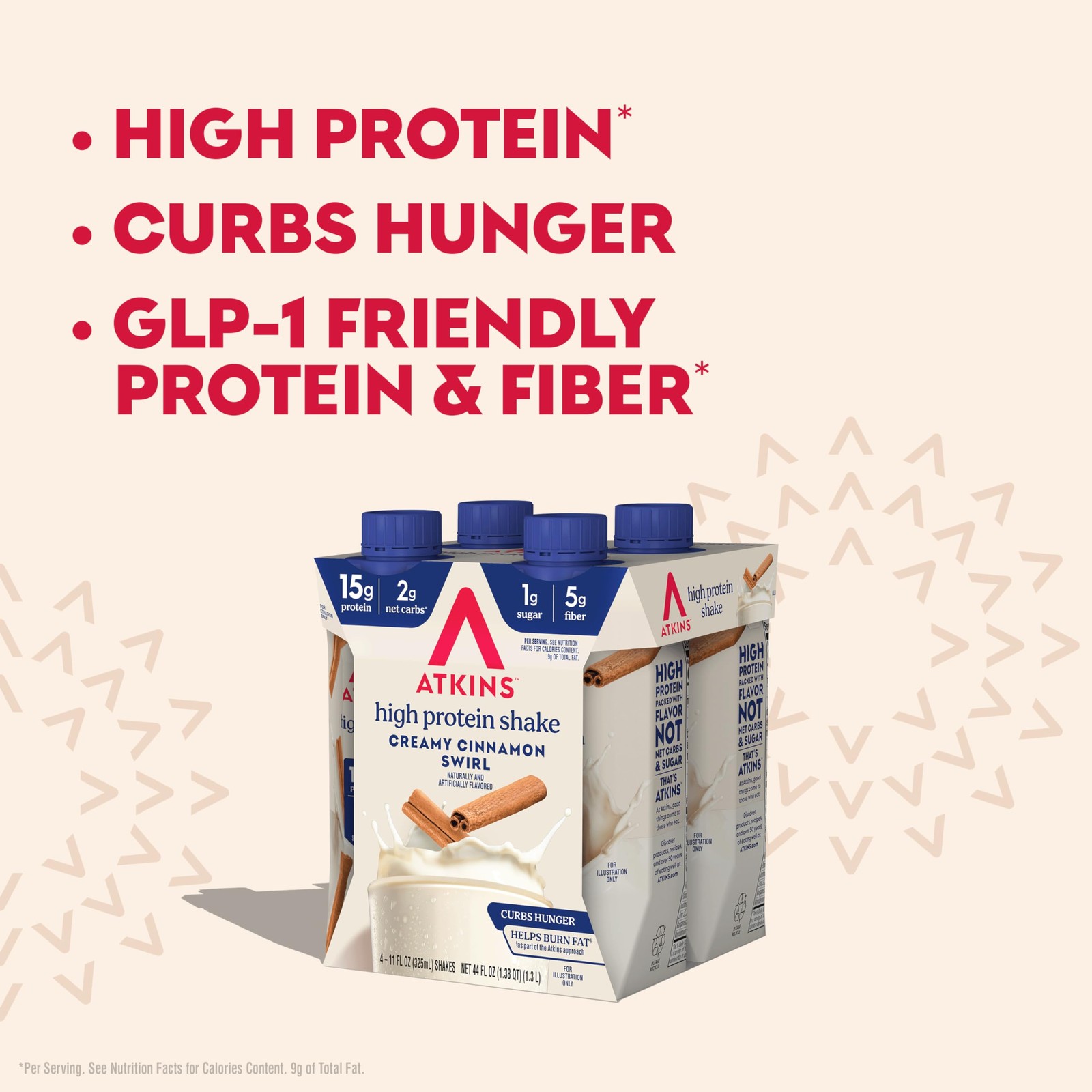 Atkins Creamy Chocolate Coconut Protein Shake 15G Protein 2G Net Carbs 1G Sugar