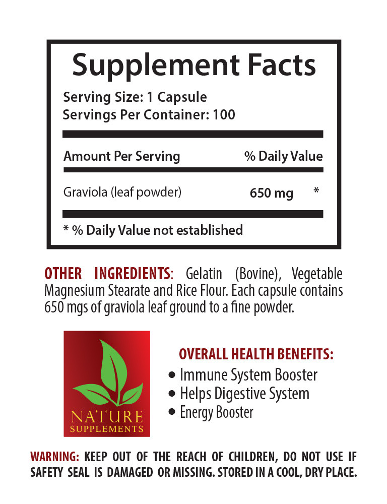 Immune boost – ANTI WRINKLE – GRAVIOLA 2B COMBO – graviola powder bulk