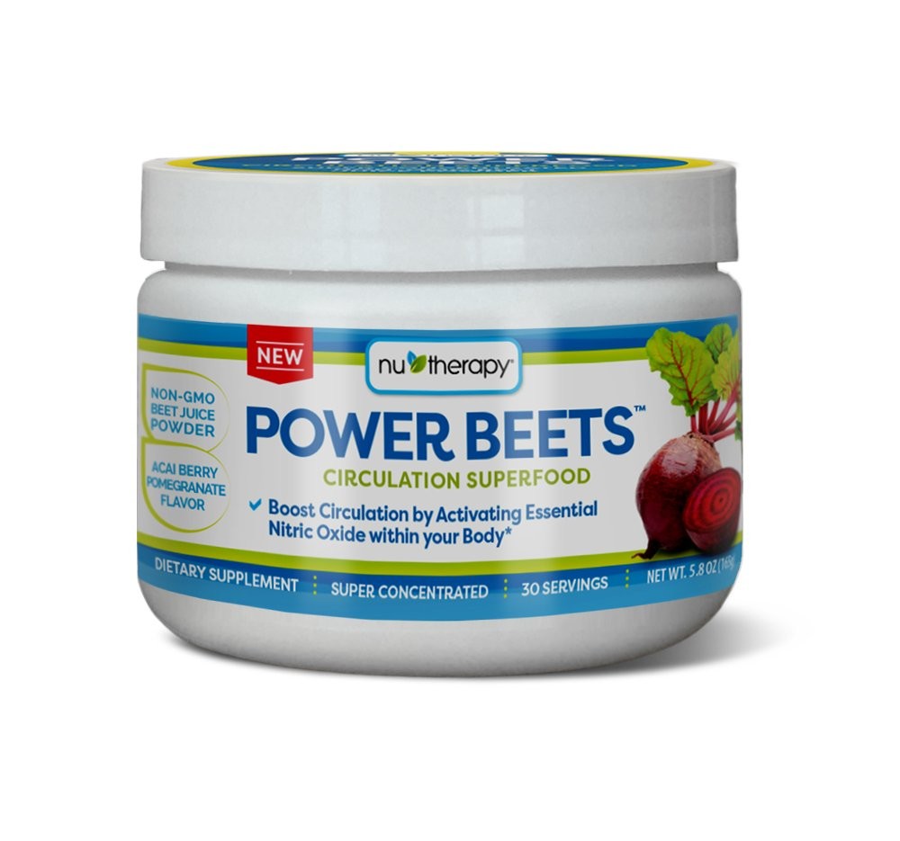 Nu-Therapy Power Beets – Super Concentrated Circulation Superfood – Dietary Supp