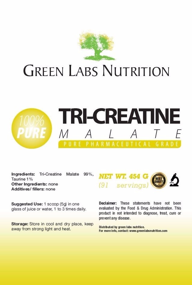 Tri Creatine Malate Pure Powder 454g