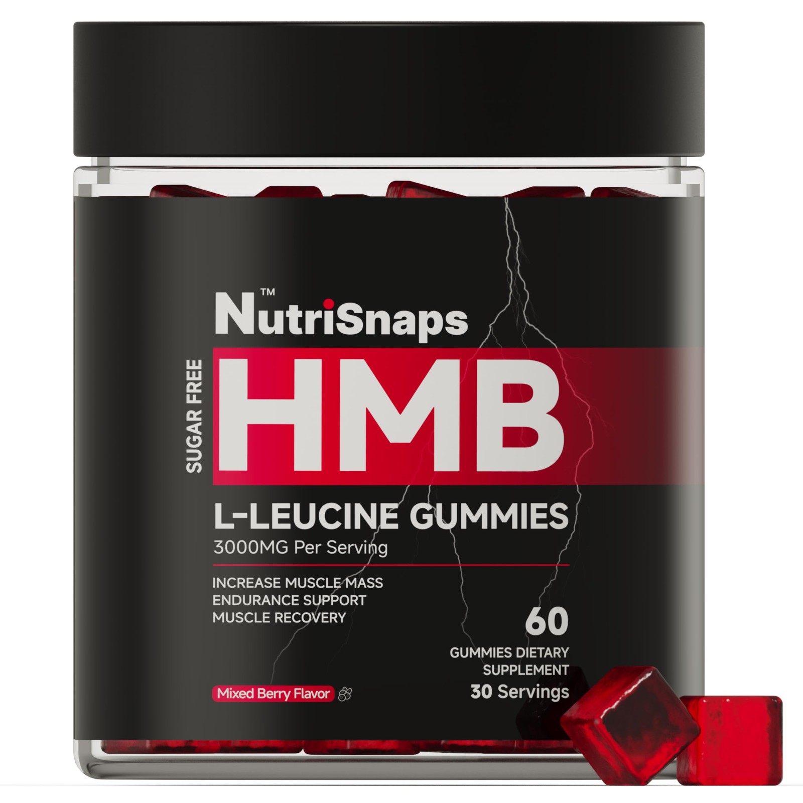 Sugar Free HMB and Leucine Gummies, HMB and Leucine Amino Acid Supplements fo…