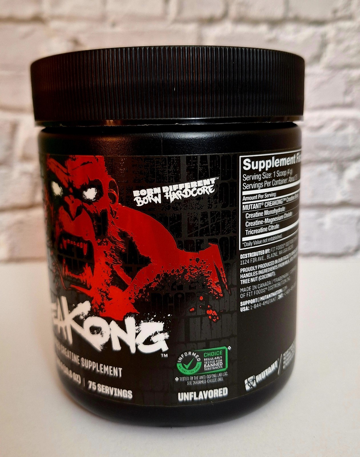 Mutant Creakong, 75 Servings, 2 Tubs, Tri-Creatine Blend, Unflavored, 08/2028✨️