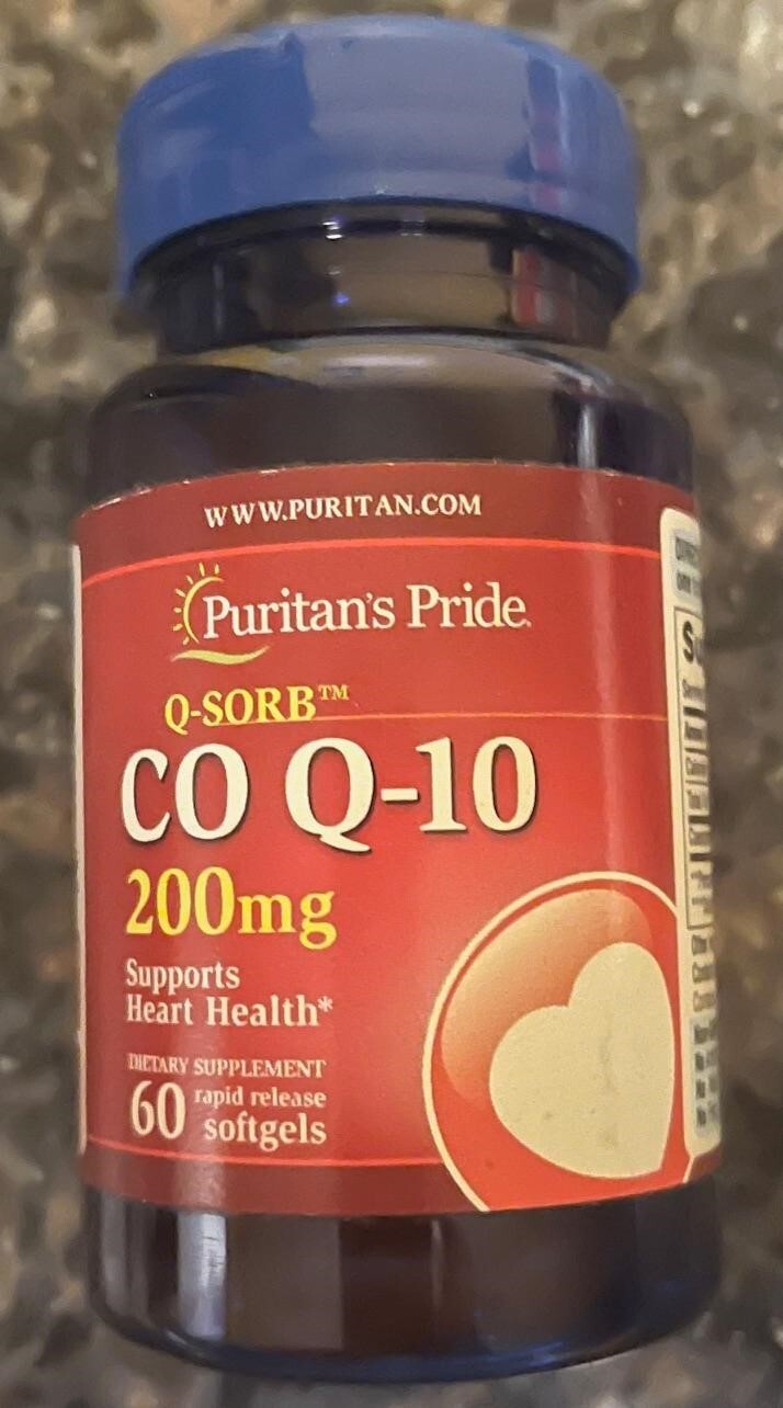 Puritan’s Pride Q-Sorb CoQ10 for Heart Health Support 200 Mg, 60 Softgels