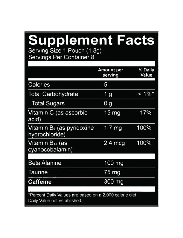 STIFF LIP Dippable PRE-WORKOUT 300mg Caffeine 3 Flavors See Description 👇 ￼