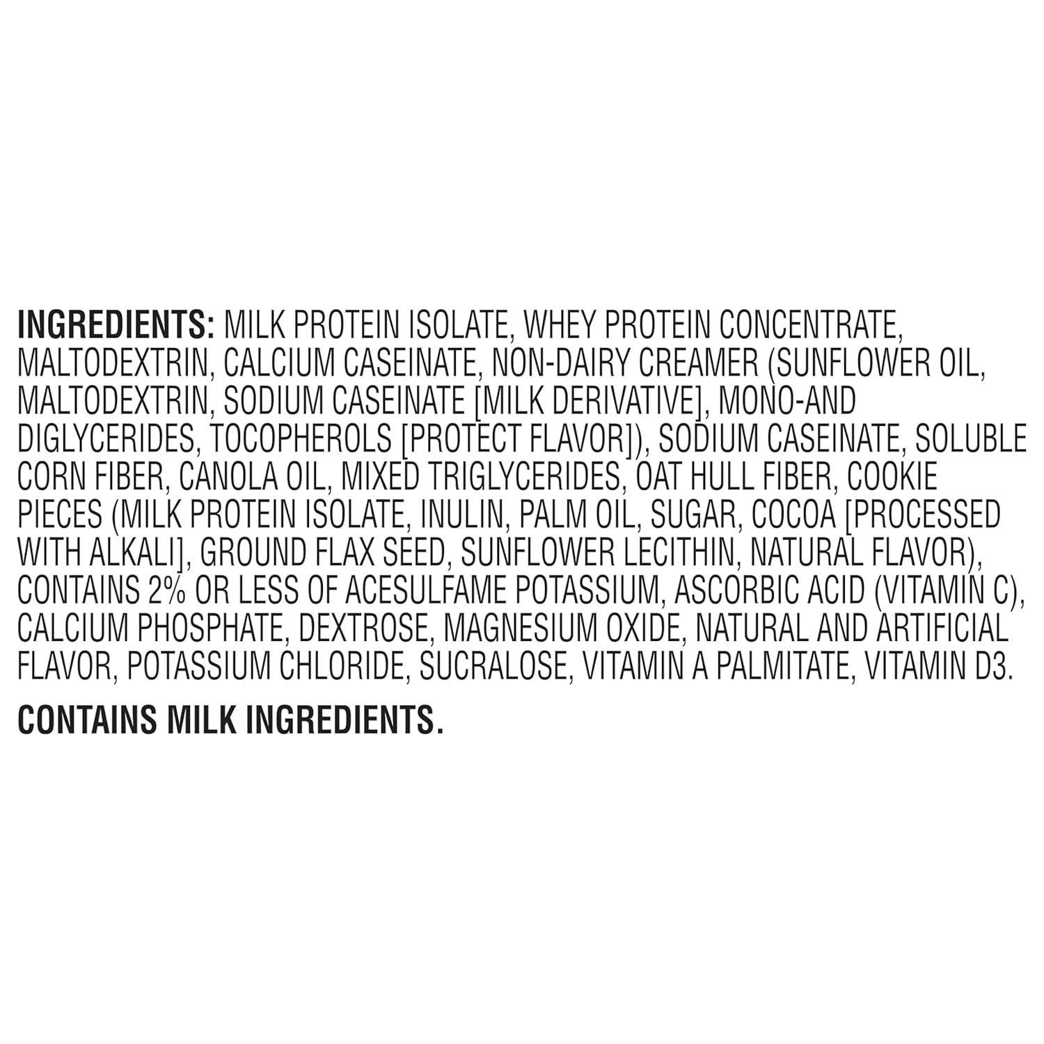 Muscle Milk Genuine Protein Powder, Cookies ‘N Crème, 12 Servings (Pack of 1)