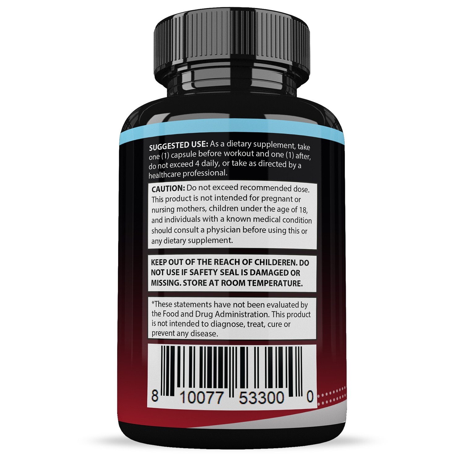 XL Real Muscle Gainer Max Men’s Health Supplement 1600mg 180 Capsules