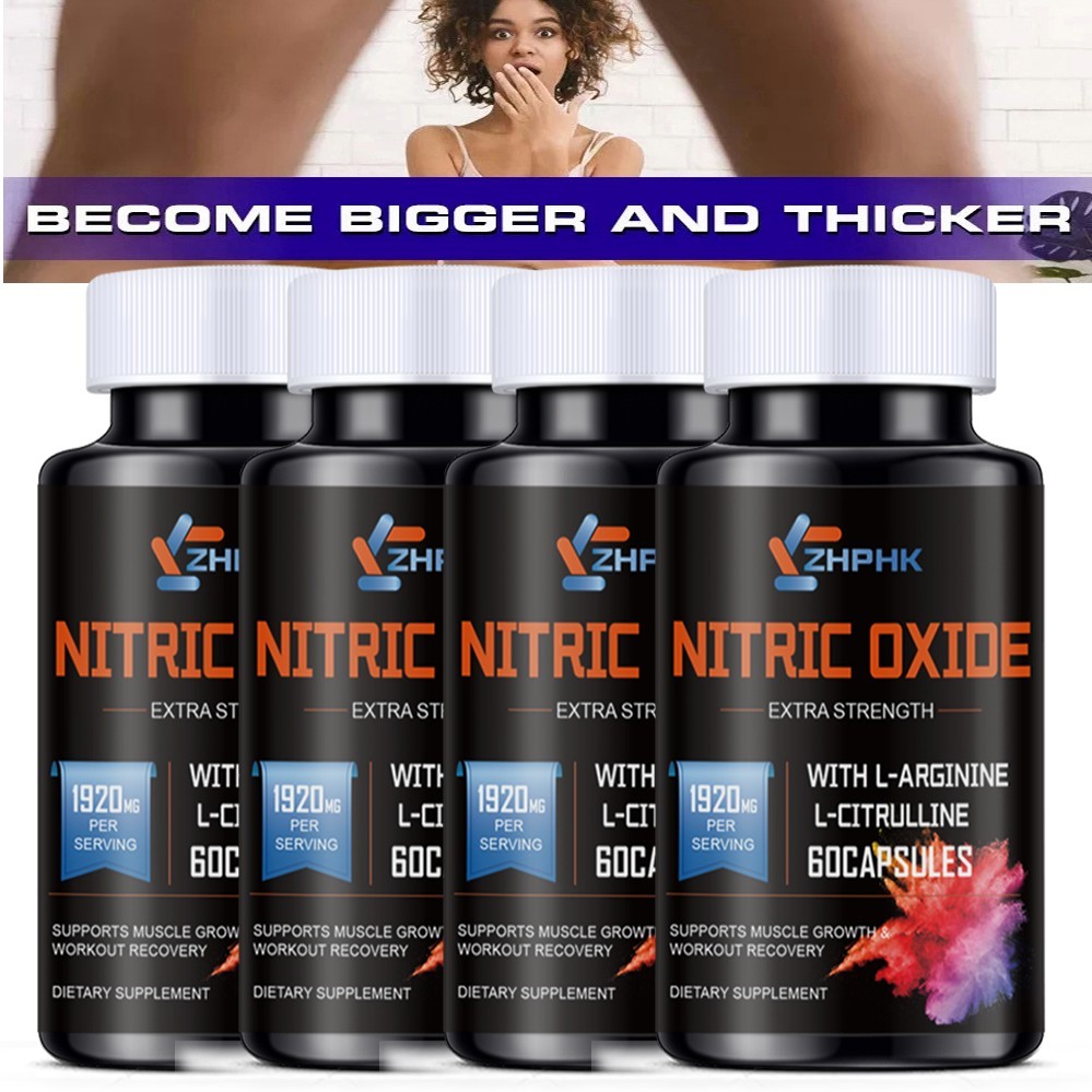 Nitric Oxide Booster Supplement w/L-Arginine 1920mg Premium Workout Muscle Pump