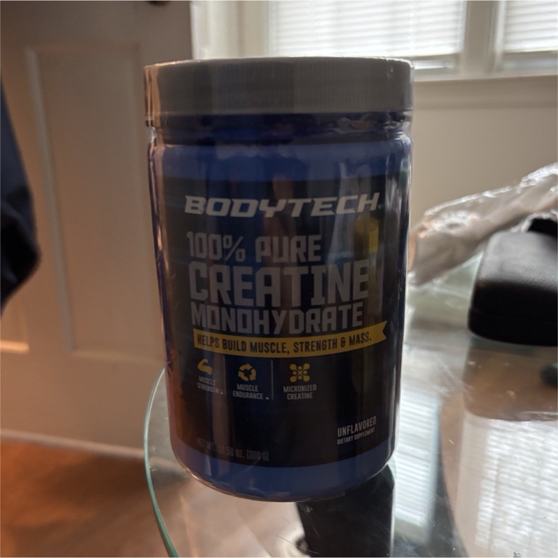BodyTech 100% Pure Creatine Monohydrate Powder Micronized Unflavored 10.58 oz