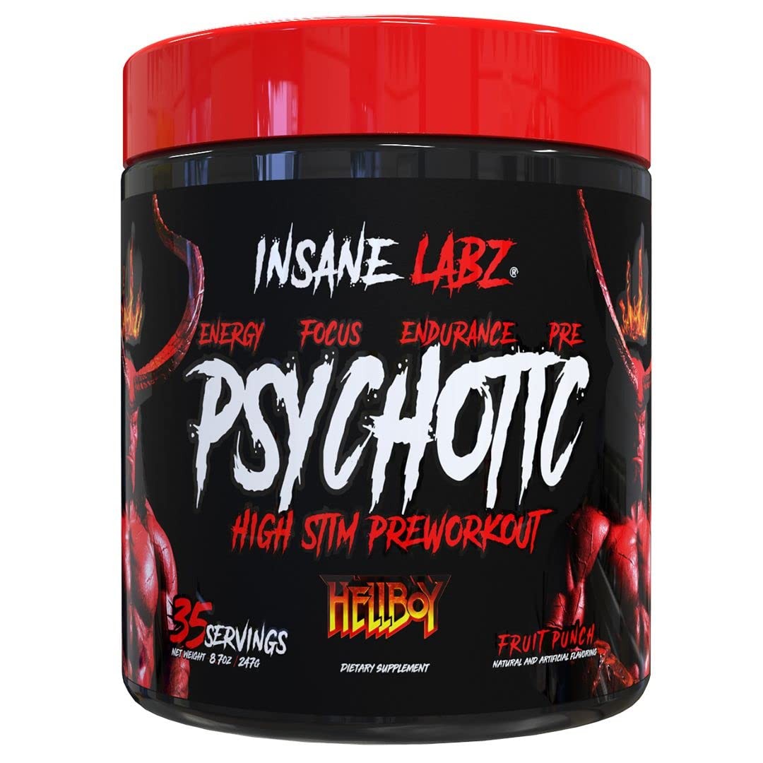 Insane Labz Hellboy Pre Workout Supplement 35 Servings Energy Focus Endurance