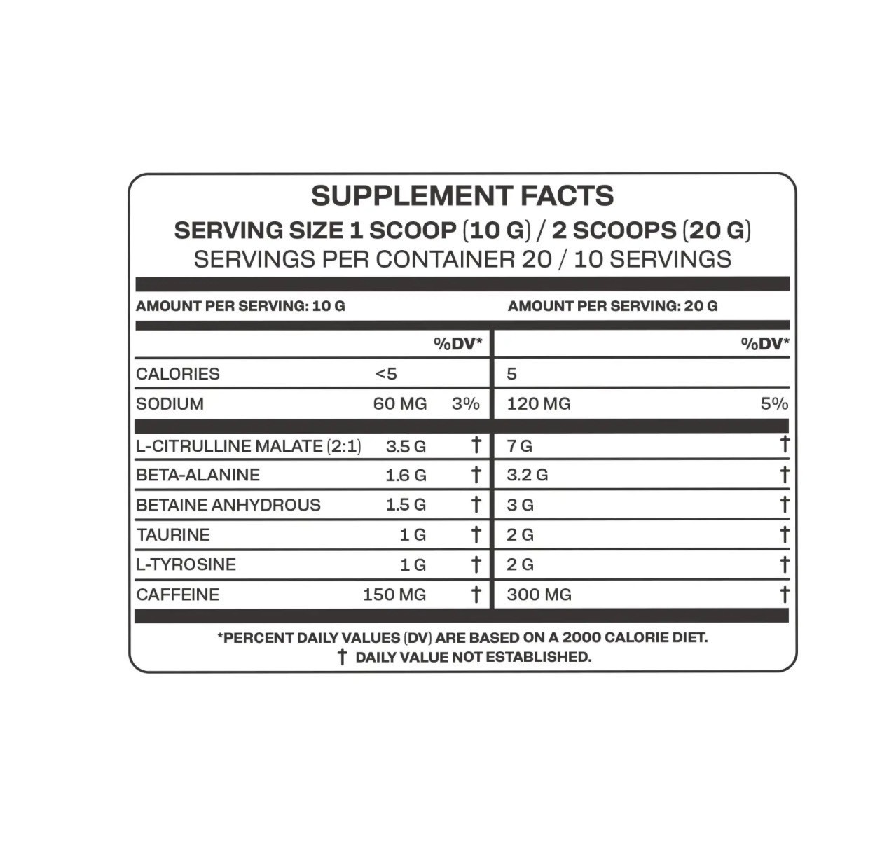 Nutriplus+ Pre-Workout Tropical Mix Powder 200g | Energy Focus Performance