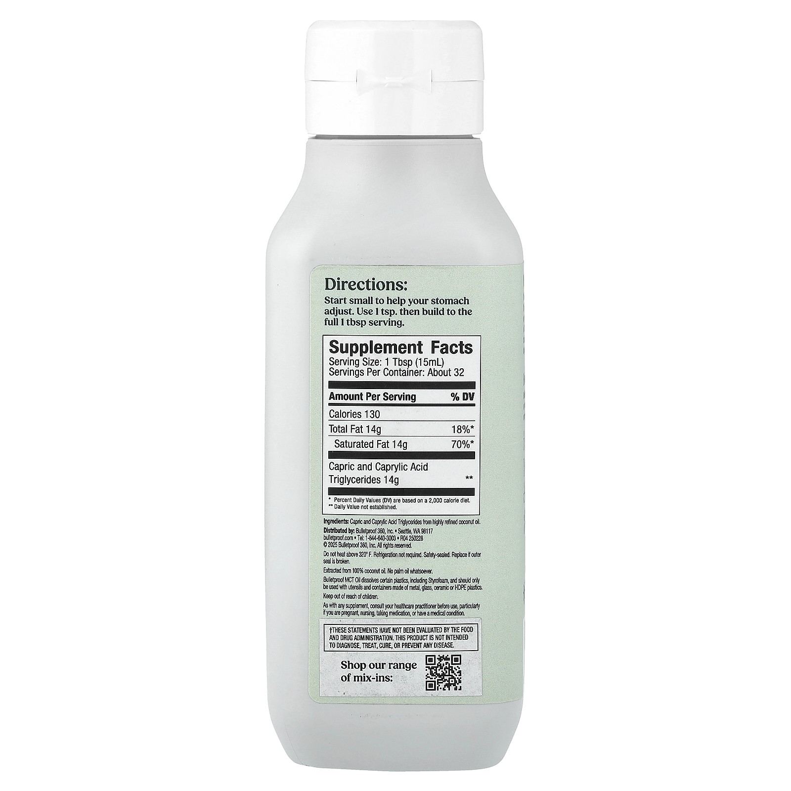 MCT Oil, 16 fl oz (473 ml)