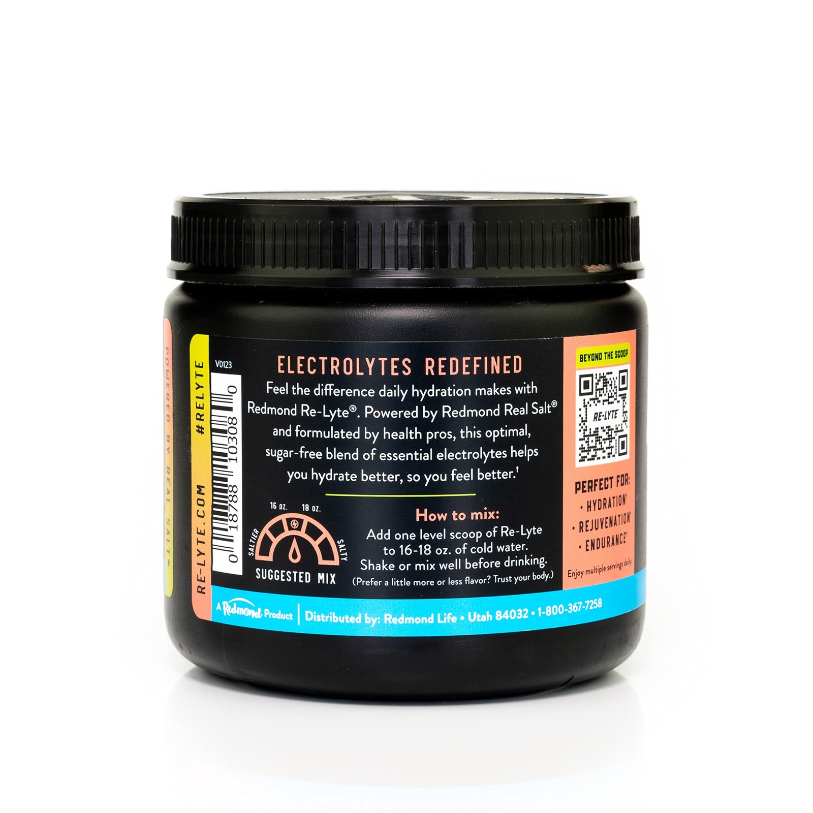 REDMOND Re-Lyte Hydration Electrolyte Powder Mix Watermelon Lime