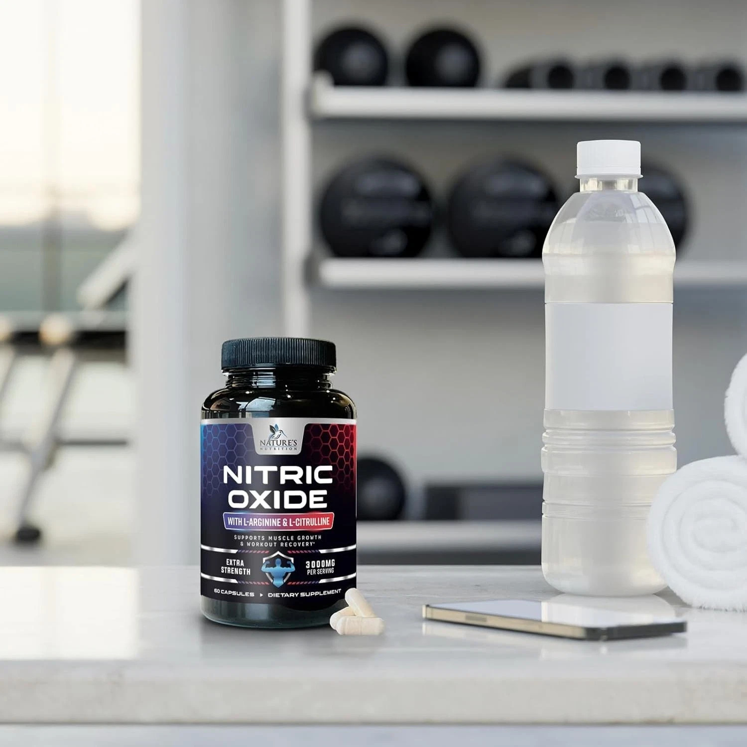 Nitric Oxide Booster Extra Strength 3000mg – L Arginine 3X Strength Nitric Oxide