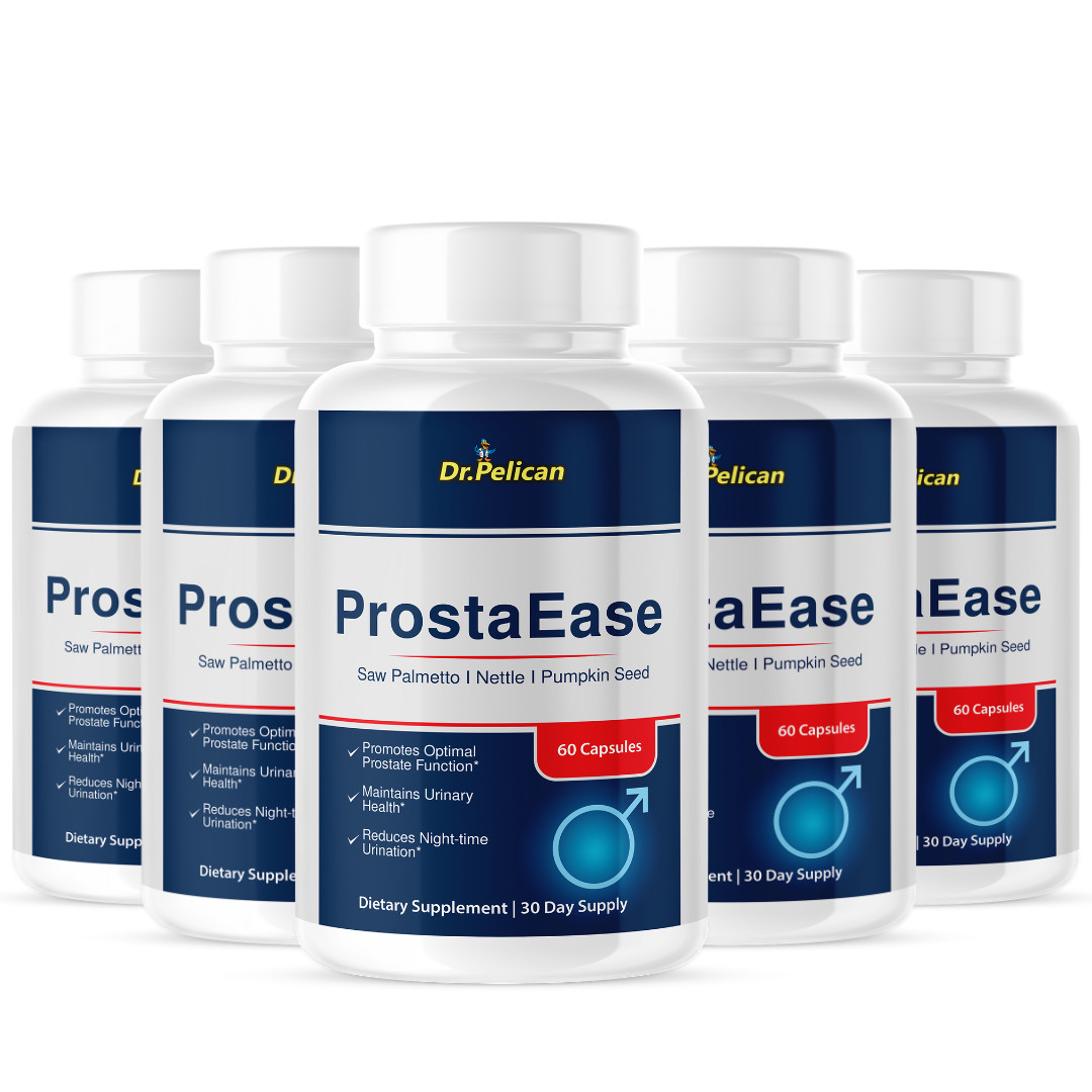 ProstaEase- Support Supplement for Men – Urinary & Bladder Health-5 Bottles