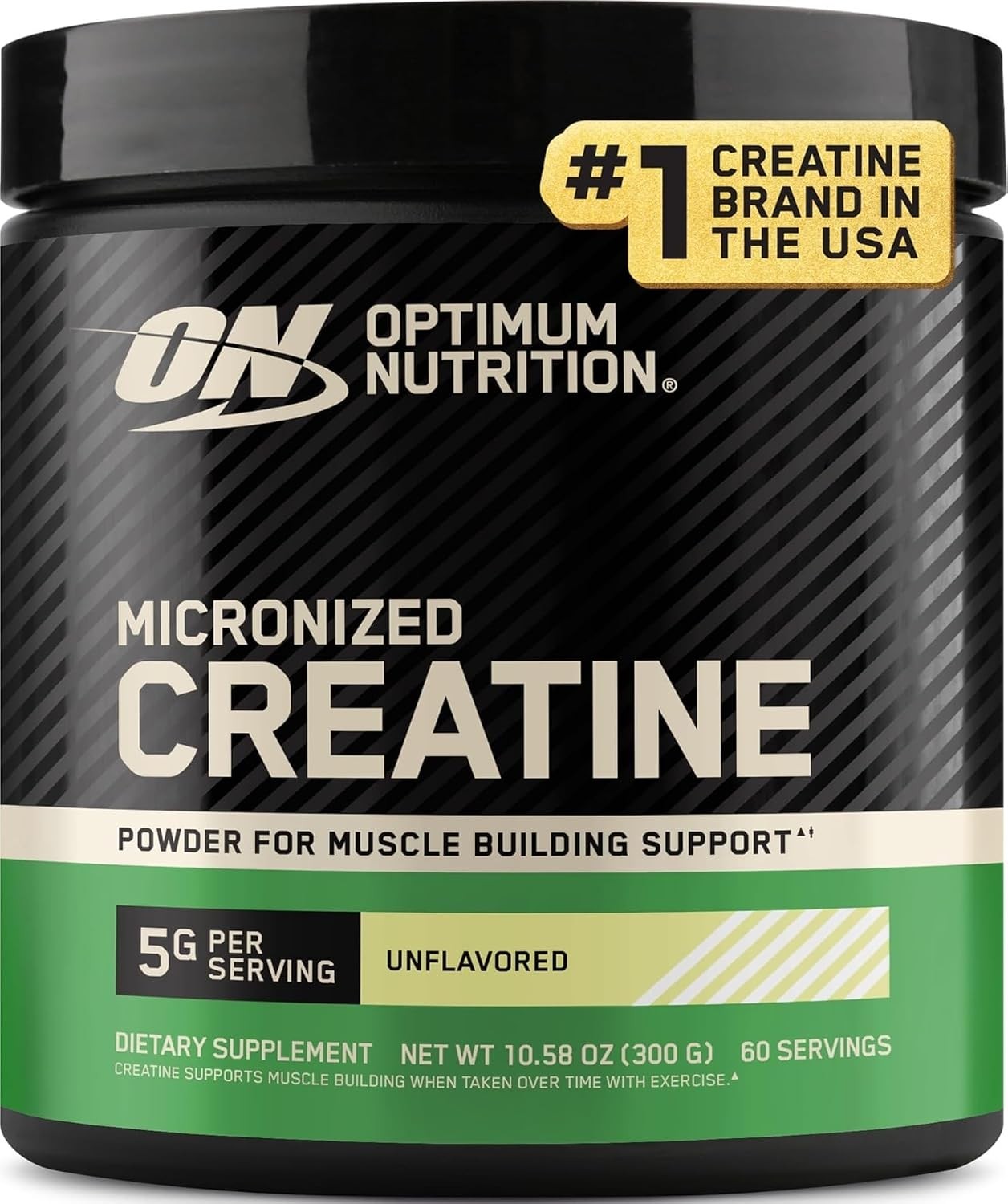 Optimum Nutrition creatine micronized creatine monohydrate power 5g per Serving,